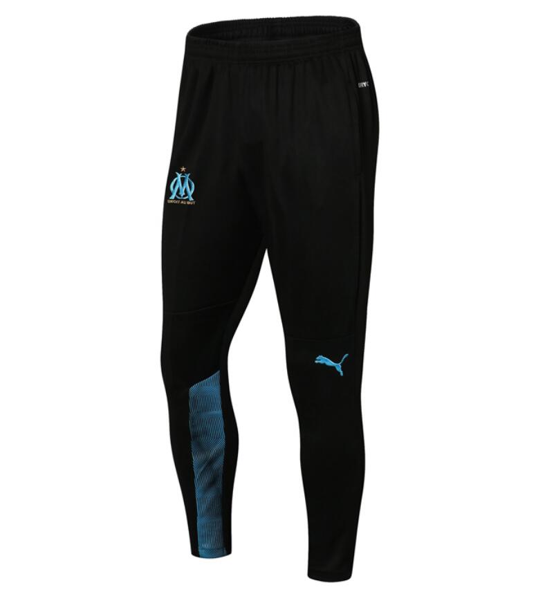 2021/22 Marseille Black Blue Training Trousers